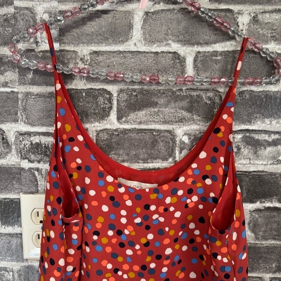 NWT Loft cami blouse polka dot shirt top - Picture 2 of 9